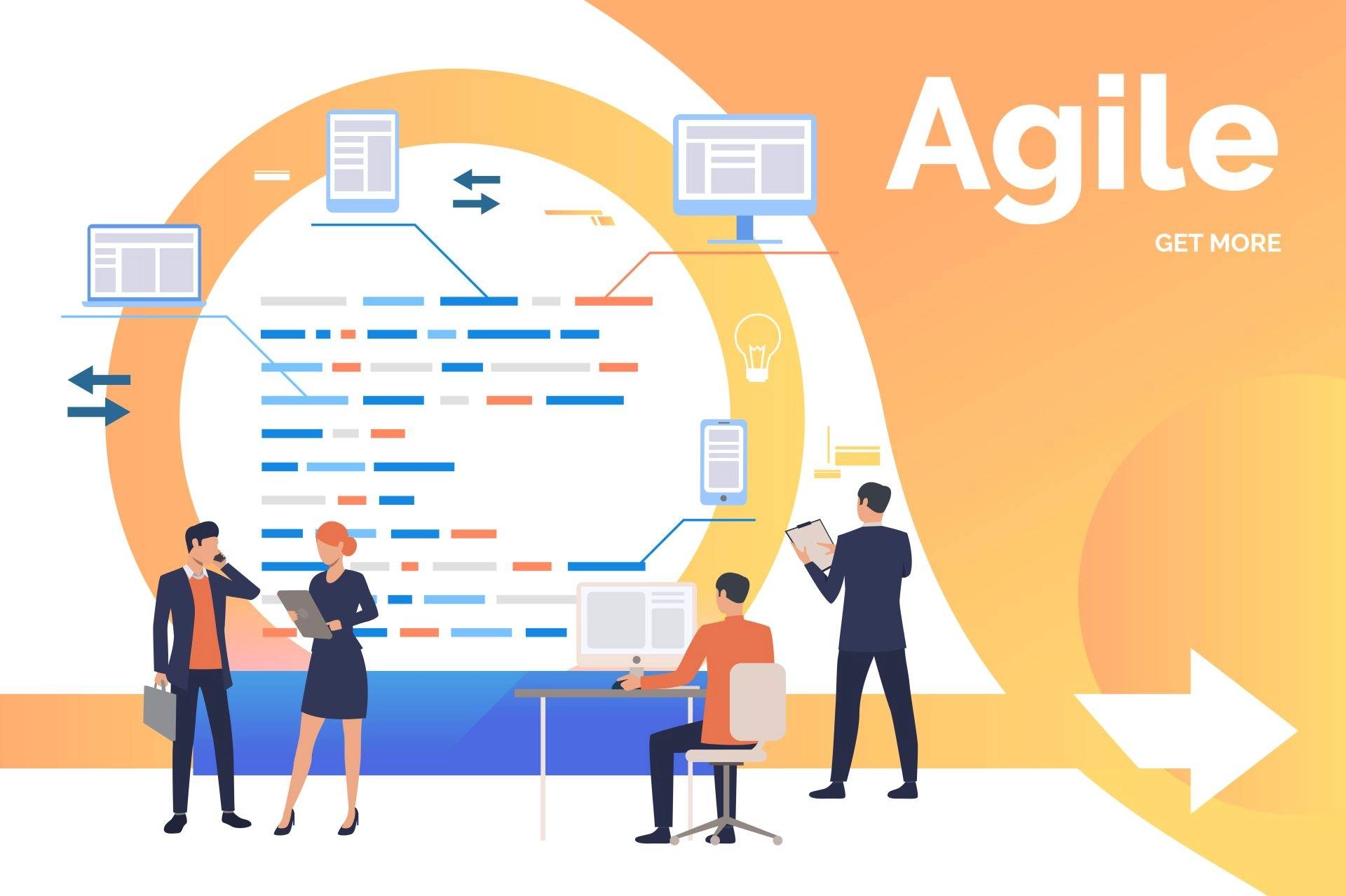 Agile methodology process in product development